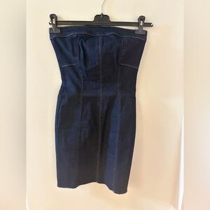 Anthropologie Dark Blue Mini Dress